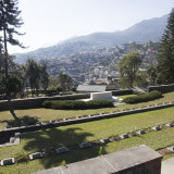 A view across the Cemetry to Kohima