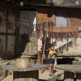 Meat hanging to dry