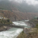 Pedestrain Bridge over the river