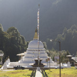 The Stupa up at Trashi Yangtse