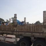 Hammocks in a truck