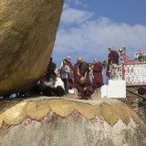 Sticking Gold Leaf to the Rock