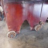 Chair wheel in a Cafe