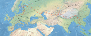 china trip map