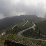 Our road wound up through the tea plantations.