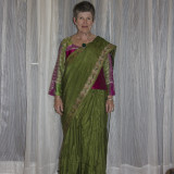 Julie in her Saree