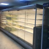 Empty Dairy cabinet